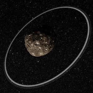 Chariklo mit Ringsystem