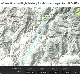 Germanwings 9525 Flightradar24