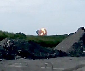 Explosion von MH17