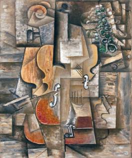 Picasso: Violine und Weintrauben