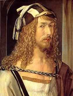 <b>Albrecht Dürer</b> (Selbstbildnis, 1498) - duerer